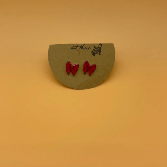 Red Bow Stud Earrings 3/$30 ๐ - Picture 2 of 7